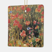 Papavers van Robert Vonnoh, impressionisme Keramisch Ornament (Links)