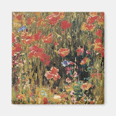Papavers van Robert Vonnoh,  impressionisme Magneet (Voorkant)