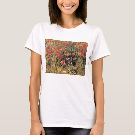 Papavers van Robert Vonnoh,  impressionisme T-shirt (Voorkant)