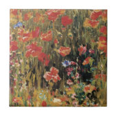 Papavers van Robert Vonnoh,  impressionisme Tegeltje (Voorkant)