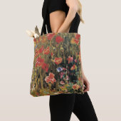 Papavers van Robert Vonnoh, impressionisme Tote Bag (Dichtbij)