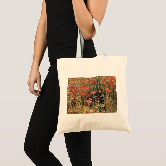 Papavers van Robert Vonnoh,  impressionisme Tote Bag (Voorkant (product))