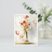 Papavers van Tom Roberts Briefkaart (Staand voorkant)
