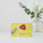 Papavers Visitekaartje (Staand voorkant)