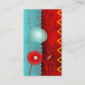 Papavers Visitekaartje (Achterkant)