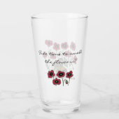 Papavers voor de opvoeding van Oekraïense volkskun Glas (Achterkant)