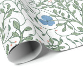 Papavers voor kunstnijverheid cadeaupapier (Rol Hoek)