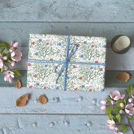 Papavers voor kunstnijverheid cadeaupapier