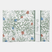 Papavers voor kunstnijverheid theedoek (Horizontaal)