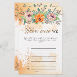 Papavers waar we vrijgezellenfeest-spel hadden