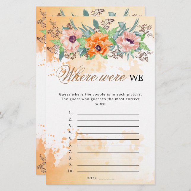 Papavers waar we vrijgezellenfeest-spel hadden (Voorkant / Achterkant)