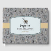 Papavers Waterverf bloemmotief Gastenboek (Voorkant)