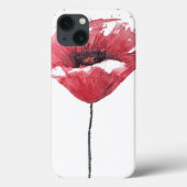Papavers, waterverf Case-Mate iPhone case (Achterkant)