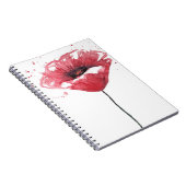 Papavers, waterverf notitieboek (Rechterzijde)