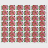 Papavers  zaadpakket cadeaupapier (Vlak)