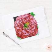 Papavers  zaadpakket vierkante sticker (Envelop)