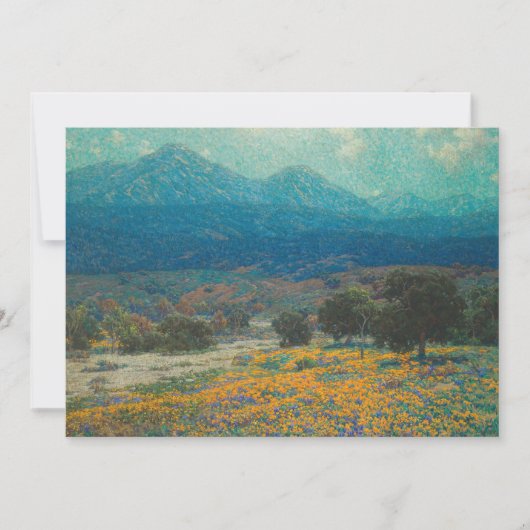 papaverveld in Californië | Granville Redmond (Voorkant)