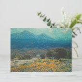 papaverveld in Californië | Granville Redmond (Staand voorkant)