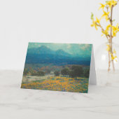 papaverveld in Californië | Granville Redmond Kaart (Gele Bloem)