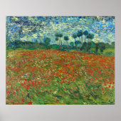 Papaverveld Vincent Gogh Poster (Voorkant)
