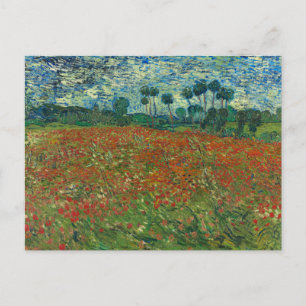 papaverveld Vincent van Gogh Briefkaart