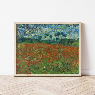 papaverveld Vincent van Gogh Poster