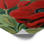 Papavervelden Prints voor wilde paarden en fietser (Hoek)