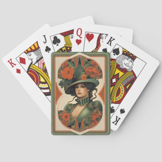 papaververkoper pokerkaarten (Achterkant)