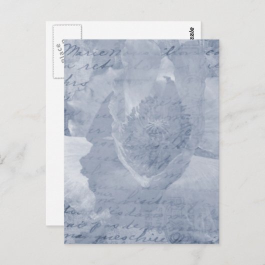 Papavery 2 briefkaart (Voorkant / Achterkant)