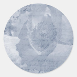 Papavery 2 ronde sticker