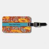  papavery ~ Bagagelabel (Voorkant horizontaal)