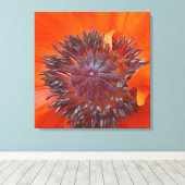 papaverzaad canvas afdruk (Insitu (Houten vloer))