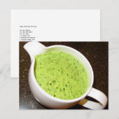 Papaverzaad-Limoen-appelrecept Briefkaart (Voorkant / Achterkant)