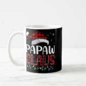 Papaw Claus Christmas Lights Matching Family Xmas  Koffiemok (Links)