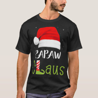 Papaw Claus Family Group Matching Pajama Cool Chri T-shirt