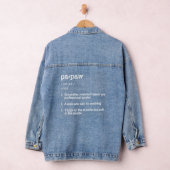 Papaw Definitie - Vaderdag Gift Denim Jacket (Hangar)