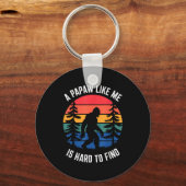 Papaw Design For Grandpa From Grandkids Father's D Sleutelhanger (Voorkant)