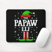 Papaw Elf Funny Christmas Family Matching  Muismat (Met muis)