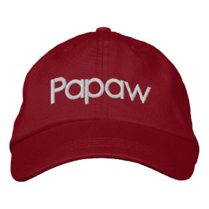 Papaw geborduurd Pet
