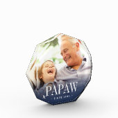 Papaw Grandpa Jaar ingesteld Fotoblokken (Links)