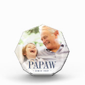 Papaw Grandpa Jaar ingesteld Fotoblokken (Voorkant)