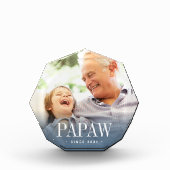 Papaw Grandpa Jaar ingesteld Fotoblokken (Voorkant)