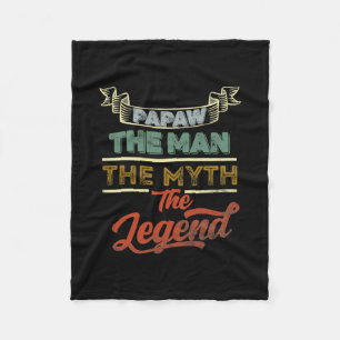 Papaw het Man de mythe de legendarische Vintage Fleece Deken