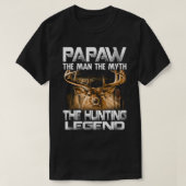 Papaw het Man de mythe T-shirt (Design voorkant)