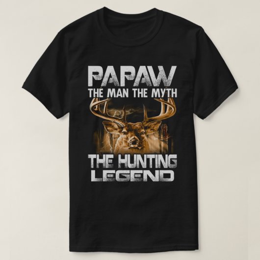 Papaw het Man de mythe T-shirt (Design voorkant)