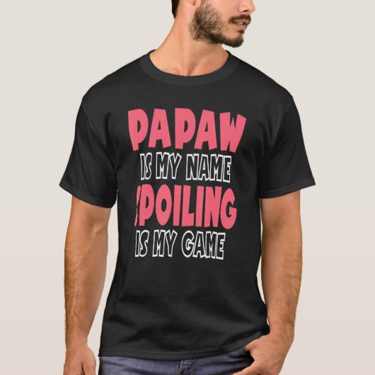 Papaw is m'n naam. t-shirt (Voorkant)