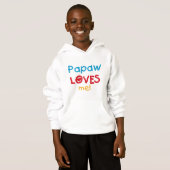 Papaw Loves Me T-shirts en geschenken (Voorkant volledig)