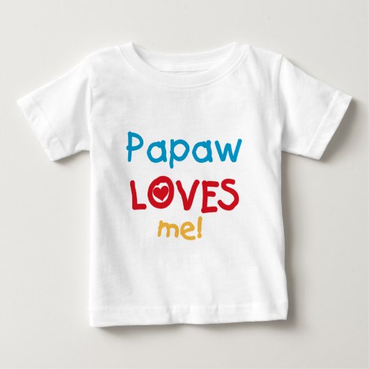 Papaw Loves Me T-shirts en geschenken (Voorkant)