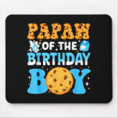 Papaw Of The Birthday Boy Milk And Cookies 1st Bir Muismat (Voorkant)