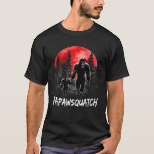 Papaw Squatch Grappig Bigfoot Papa Sasquatch Yeti  T-shirt